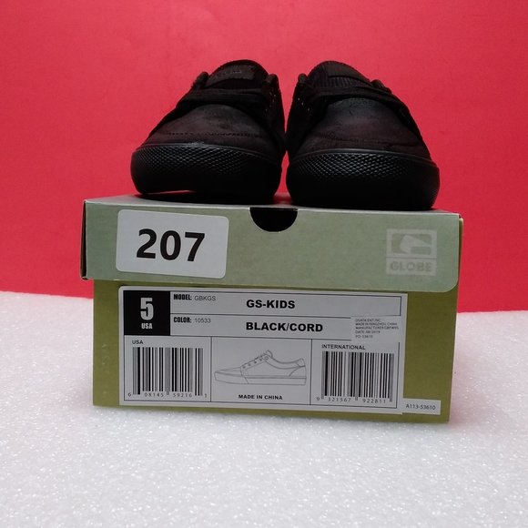 GLOBE GS KIDS SHOES SIZE-5